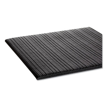 Crown Ribbed Vinyl Anti-fatigue Mat, 36 X 60, Black freeshipping - TVN Wholesale